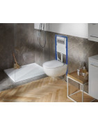 WC komplektas Geberit: Duofix Delta rėmas, Delta20 mygtukas, Selnova Premium Rimfree unitazas, dangtis