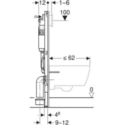 WC komplektas Geberit: Duofix Delta rėmas, Delta20 mygtukas, Selnova Premium Rimfree unitazas, dangtis