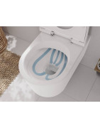 Pakabinamas unitazas Hansgrohe EluPura S, AquaFall Flush, HygieneEffect, su dangčiu SoftClose