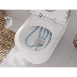 Pakabinamas unitazas Hansgrohe EluPura S, AquaFall Flush, HygieneEffect, su dangčiu SoftClose