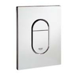 WC komplektas Grohe 5in1: Rapid SL rėmas, Arena Cosmopolitan mygtukas, Bau Ceramic unitazas, dangtis