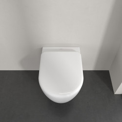 Pakabinamas unitazas Villeroy&Boch Skyla, TwistFlush E3, CeramicPlus, su dangčiu Soft-Close