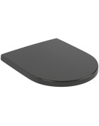Unitazo sėdynė su dangčiu Villeroy&Boch Subway 3.0, CeramicPlus, Pure Black, Soft-Close