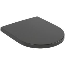 Unitazo sėdynė su dangčiu Villeroy&Boch Subway 3.0, CeramicPlus, Pure Black, Soft-Close
