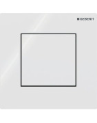 Pisuaro nuleidimo mygtukas Geberit Type01 Square, baltas
