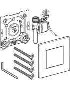 Pisuaro nuleidimo mygtukas Geberit Type01 Square, baltas