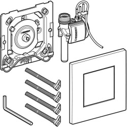 Pisuaro nuleidimo mygtukas Geberit Type01 Square, baltas