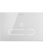 Sensorinis WC mygtukas Duravit DuraSystem A2, baltas stiklas