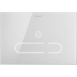 Sensorinis WC mygtukas Duravit DuraSystem A2, baltas stiklas