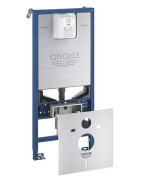 Rėmas unitazui Grohe Rapid SLX 3in1, S dydžio mygtukui, su tvirtinimo elementais ir tarpine