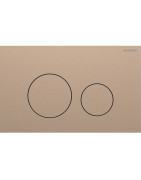 WC mygtukas Geberit Sigma40 Round, raudonas auksas