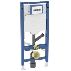 Rėmas unitazui Geberit Duofix su Sigma bakeliu, 112 cm, su atšaka kvapų ištraukimui