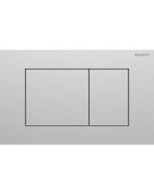 WC mygtukas Geberit Sigma40 Square, šveistas plienas, lengvai valomas sluoksnis