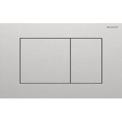 WC mygtukas Geberit Sigma40 Square, šveistas plienas, lengvai valomas sluoksnis