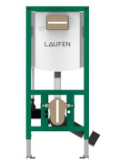 Rėmas unitazui Laufen INEOLINK su bakeliu, unitazui ar unitazui su bidė funkcija, Dual Flush 6/3 l