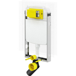 Potinkinis WC bakelis Viega Prevista Pure, 8 cm, mūrijamas