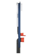 Rėmas unitazui Grohe Rapid SL Slim, su siauru 88.9 mm bakeliu