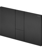 WC mygtukas Viega Prevista Visign for Style 24, matinis juodas plastikas