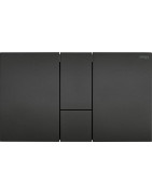 WC mygtukas Viega Prevista Visign for Style 24, matinis juodas plastikas