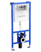 Rėmas unitazui Laufen su bakeliu, Dual Flush 6/3 l (iki 4.5/3 l)