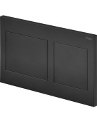WC mygtukas Viega Prevista Visign for Style 21, matinis juodas plastikas