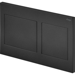 WC mygtukas Viega Prevista Visign for Style 21, matinis juodas plastikas