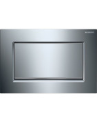 WC mygtukas Geberit Sigma10 Square, chromas / matinis chromas