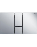 WC mygtukas Viega Prevista Visign for Style 24, chromuotas plastikas