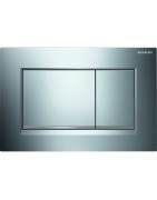 WC mygtukas Geberit Sigma20 Square, chromas / matinis chromas