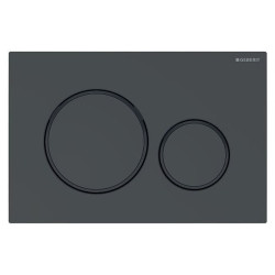 WC mygtukas Geberit Sigma20 Round, juoda / matinė juoda