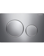WC mygtukas Geberit Sigma20 Round, chromas / matinis chromas
