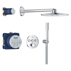 Potinkinė termostatinė dušo sistema Grohe SmartControl su Vitalio Stick rankiniu dušeliu, 310 mm dušo galva, chromas
