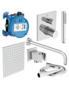 Potinkinė termostatinė dušo sistema Ideal Standard Ceratherm C100, 7 dalys
