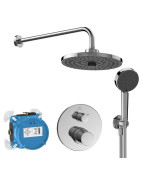 Potinkinio dušo komplektas Ideal Standard Ceratherm 100, Ø 260 mm 2 srovių dušo galva, chromas