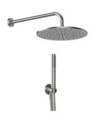 Potinkinio dušo komplektas Ideal Standard Ceratherm be maišytuvo, Ø 300 mm dušo galva, silver storm