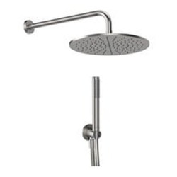 Potinkinio dušo komplektas Ideal Standard Ceratherm be maišytuvo, Ø 300 mm dušo galva, silver storm