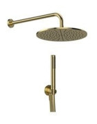 Potinkinio dušo komplektas Ideal Standard Ceratherm be maišytuvo, Ø 300 mm dušo galva, brushed gold