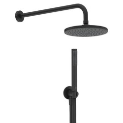 Potinkinio dušo komplektas Ideal Standard Ceratherm be maišytuvo, Ø 200 mm dušo galva, juoda matinė