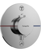 Dekoratyvinė dalis potinkiniam termostatiniam dušo maišytuvui Hansgrohe ShowerSelect Comfort S, 2 funkcijos, chromas