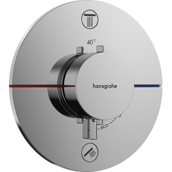 Dekoratyvinė dalis potinkiniam termostatiniam dušo maišytuvui Hansgrohe ShowerSelect Comfort S, 2 funkcijos, chromas