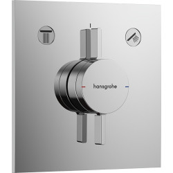 Dekoratyvinė dalis potinkiniam vonios / dušo maišytuvui Hansgrohe DuoTurn E, 2 funkcijos, chromas
