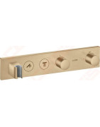 Dekoratyvinė dalis potinkiniam termostatiniam moduliui AXOR ShowerSolutions 460/90, 2 funkcijos, brushed bronze