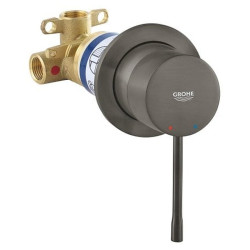 Potinkinis maišytuvas higieniniam dušeliui ar dušui Grohe Essence, brushed hard graphite