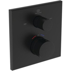 Dekoratyvinė dalis potinkiniam termostatiniam vonios / dušo maišytuvui Ideal Standard Ceratherm C100, juoda matinė