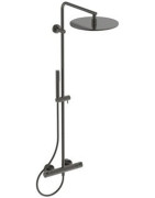 Termostatinė dušo sistema Ideal Standard Ceratherm T125, Ø 300 mm dušo galva, pilka (Magnetic Grey)