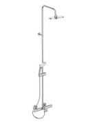 Termostatinė vonios / dušo sistema Ideal Standard Ceratherm T25 su snapu, Ø 20 cm dušo galva, chromas