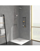 Termostatinė dušo sistema Villeroy&Boch Universal, 230 mm dušo galva, chromas