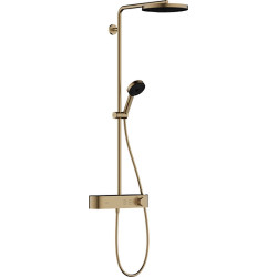 Termostatinė dušo sistema Hansgrohe Pulsify S 260, 1 srovės galva, šlifuotos bronzos spalvos (Brushed Bronze)