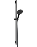 Dušo komplektas Hansgrohe Rainfinity S 130 3jet su S Puro stovu 90 cm, juoda matinė