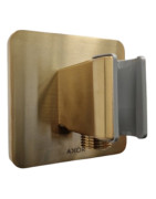 Dušo laikiklis su žarnos jungtimi AXOR ShowerSolutions, šlifuoto aukso spalvos (Brushed Gold Optic)